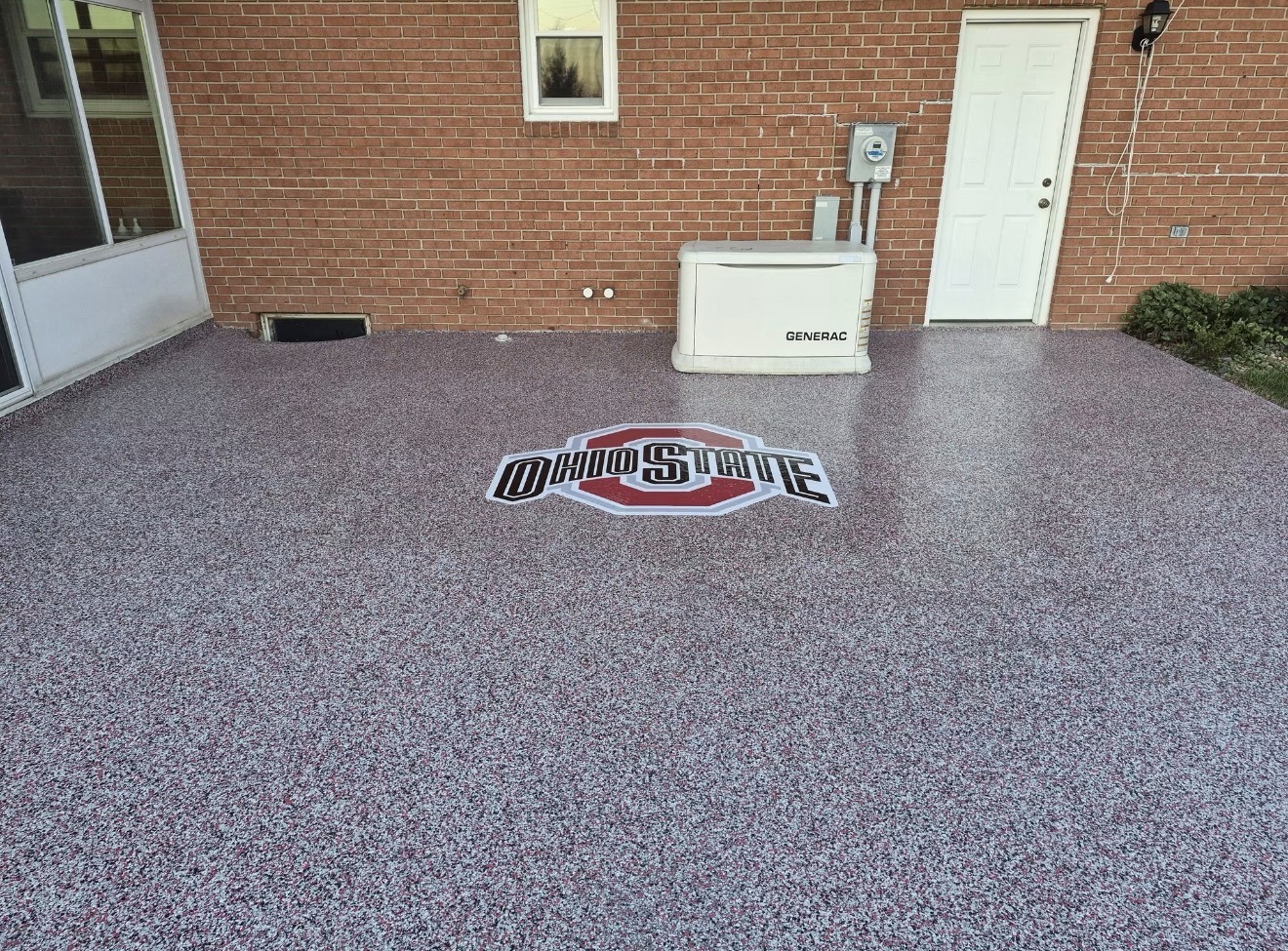 True Grit coated patio